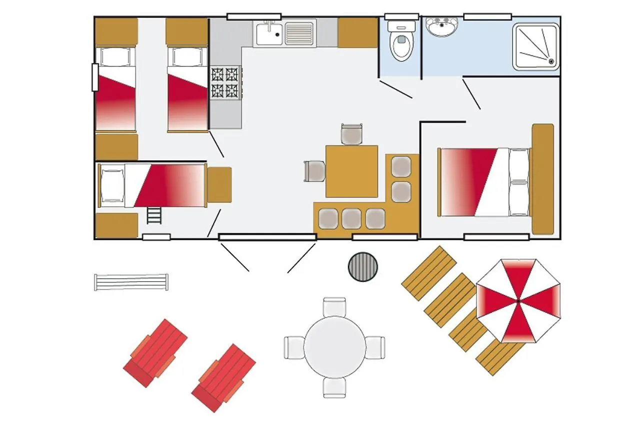 Campsite Vacanceselect Mobil Homes - Camping La Torre Del Sol